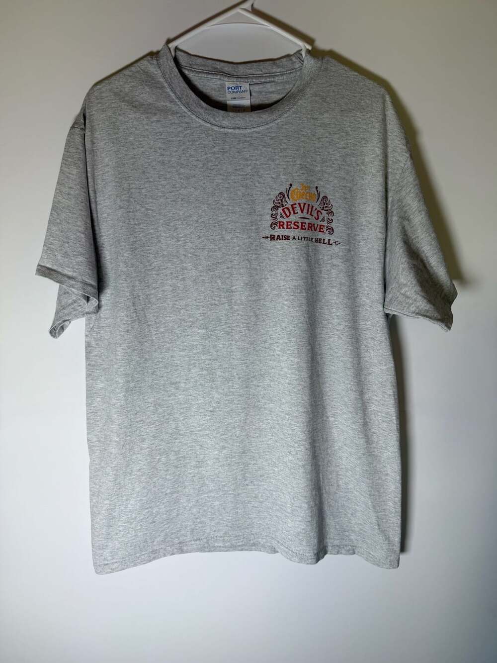 Port & Company Jose Cuervo Devil's Reserve T-Shirt Size L Gray